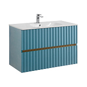 ELEGANT База под раковину подвесная с двумя выкатными ящиками, 90 см AM-ELEGANT-900-2C-SO-NG-P ниагара