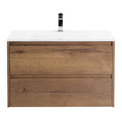 Тумба с раковиной подвесная Belbagno KRAFT 900, Rovere Tabacco, 910х460х515, KRAFT-900-2C-SO-RT/BB910/465-LV-VTR-BL