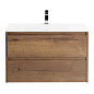Тумба с раковиной подвесная Belbagno KRAFT 900, Rovere Tabacco, 910х460х515, KRAFT-900-2C-SO-RT/BB910/465-LV-VTR-BL