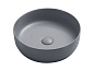 Умывальник чаша накладная круглая (цвет Антрацит Матовый) Ceramica Nova Element 390*390*120мм