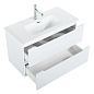Тумба с раковиной подвесная Belbagno ETNA 39-800, Bianco Lucido, 810х390х515, ETNA39-800/390-2C-SO-BL-P/BB800/390ETL