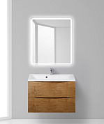Тумба с раковиной подвесная BelBagno Marino 800, Rovere Nature, 800x450x500, MARINO-800-2C-SO-RN-P/BB800/450-LV-MR-AST