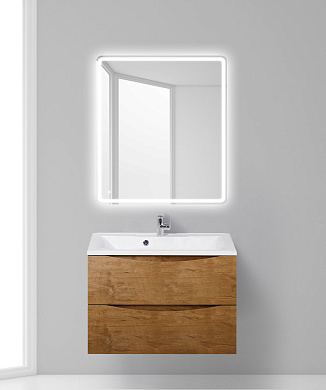 Тумба с раковиной подвесная BelBagno Marino 800, Rovere Nature, 800x450x500, MARINO-800-2C-SO-RN-P/BB800/450-LV-MR-AST