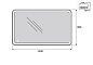 Зеркало BelBagno SPC-MAR-1200-800-LED-TCH