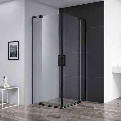 Душевой уголок CEZARES  SLIDER-A-2-90/100-C-NERO