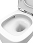 Унитаз подвесной безободковый с сиденьем и смывом ТОРНАДО CEZARES КОМФОРТ (COMFORT) CZR-380-TH-TOR/SC