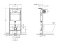 Система инсталляции для унитазов BelBagno BB026 с кнопкой смыва BB071CR