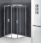 Душевой уголок BelBagno UNO-195-RH-2-100/80-C-Cr