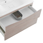 Тумба с раковиной подвесная BelBagno Marino 1000 , Rovere Grigio, 1000x445x500, MARINO-1000-2C-SO-RG-P/BB1000/445-LV-MR-PR