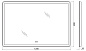 Зеркало BelBagno SPC-MAR-1200-800-LED-TCH-WARM