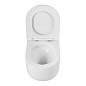 Унитаз подвесной безободковый с сиденьем и смывом ТОРНАДО BelBagno ТИШИНА (SOFT-TOR) BB084CH-TOR/SC