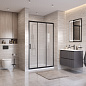 Душевая дверь BelBagno UNO-195-BF-3-120-P-NERO