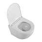 Унитаз подвесной безободковый с сиденьем BelBagno ФОРМАТ (UNO) BB3105CHR/SC