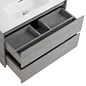 Тумба с раковиной подвесная Belbagno KRAFT 39-800, Cemento Grigio, 810х390х515, KRAFT 39-800/390-2C-SO-CG/BB800/390ETL