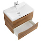 MARINO-CER База с керамической раковиной подвесная, Rovere Rustico, MARINO-CER-600-2C-SO-RR-P/BB-0320-60-LVB
