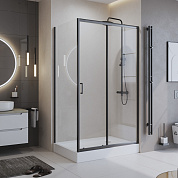 Душевой уголок BelBagno UNO-195-AH-1-120/90-P-NERO