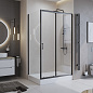 Душевой уголок BelBagno UNO-195-AH-1-110/100-C-NERO