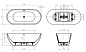 Акриловая ванна BelBagno ФОРМАТ (UNO) UNO BB701-1700-750-K