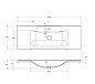 Тумба с раковиной подвесная BelBagno Marino 1200, Bianco Opaco, 1200x450x500, MARINO-1200-2C-SO-BO-P/BB1200/450-LV-MR-PR