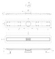 Душевой лоток BelBagno BB-LD-LUCE-80-NERO