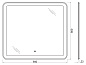 Зеркало BelBagno SPC-900-800-LED
