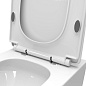 Унитаз подвесной безободковый с сиденьем и смывом ТОРНАДО BelBagno ТЕХНО (DUE-TOR) BB5171CH-TOR/SC