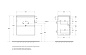 Тумба под раковину подвесная BelBagno UNO-MINI-600-2C-SO-AO