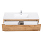 Тумба с раковиной подвесная Belbagno ETNA 1200, Rovere Nature, 1010х460х515, ETNA-1200-2C-SO-RN-P/BB1200ETL