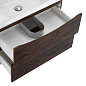 Тумба с раковиной подвесная BelBagno Marino 650 Rovere Moro, 650x450x530, MARINO-650-2C-SO-RW-P/BB650/450-LV-MR-PR