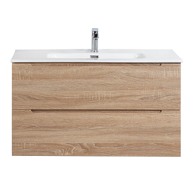 Тумба с раковиной подвесная Belbagno ETNA 900, Rovere Bianco, 910х460х515, ETNA-900-2C-SO-WO-P/BB900ETL