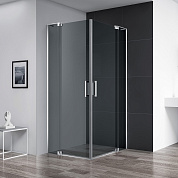 Душевой уголок CEZARES SLIDER-A-2-80/90-GRIGIO-Cr