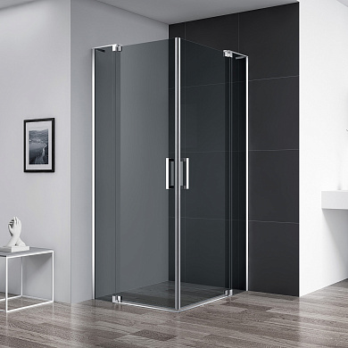 Душевой уголок CEZARES SLIDER-A-2-100/110-GRIGIO-Cr
