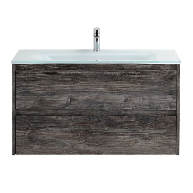 Тумба с раковиной подвесная Belbagno KRAFT 900, Pino Pasadena, 910х460х515, KRAFT-900-2C-SO-PP/BB910/465-LV-VTR-BL