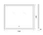 Зеркало BelBagno SPC-GRT-1000-800-LED-TCH-WARM