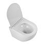 Унитаз подвесной безободковый с сиденьем и смывом ТОРНАДО BelBagno СФЕРА (SFERA-TOR) BB046CH-TOR/SC
