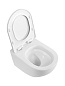 Унитаз подвесной безободковый с сиденьем и смывом ТОРНАДО BelBagno МАРИНА (MARINO-TOR) BB7026CH-TOR/SC