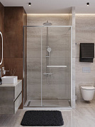 Душевая дверь в нишу CEZARES LUX-B-FS-11-120-C-CR