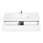 Тумба с раковиной подвесная Belbagno ETNA 1200, Bianco Lucido, 1010х460х515, ETNA-1200-2C-SO-BL-P/BB1200ETL