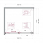 Душевой уголок BELBAGNO SOFT_CLOSE-1-AH-1-110/100-C-GM