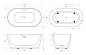 Ванна акриловая отдельностоящая Belbagno BB413-1500-800