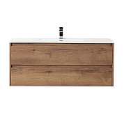 Тумба с раковиной подвесная Belbagno KRAFT 1200, Rovere Tabacco, 1210х460х515, KRAFT-1200-2C-SO-RT/BB1200ETL