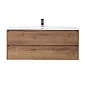 Тумба с раковиной подвесная Belbagno KRAFT 1200, Rovere Tabacco, 1210х460х515, KRAFT-1200-2C-SO-RT/BB1200ETL