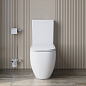 Унитаз-компакт безободковый с сиденьем и смывом ТОРНАДО BelBagno БЛЕСК (LUCE) BB2197CP-TOR/SC+BB2197T