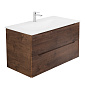 Тумба с раковиной подвесная Belbagno ETNA 900, Rovere Moro, 910х460х515, ETNA-900-2C-SO-RW-P/BB910/465-LV-VTR-BL