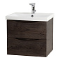 MARINO-CER База под раковину подвесная, Rovere Nature Grigio, MARINO-CER-600-2C-SO-RNG-P