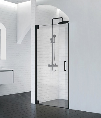 Душевая дверь в нишу BELBAGNO MARMI-B-1-90-C-NERO