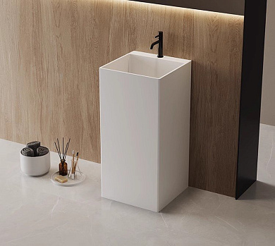 Напольная раковина из искусственного камня Solid Surface CEZARES CZR-SLIDER-400/850-LV-SS