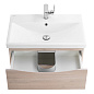 MARINO-CER База с керамической раковиной подвесная, Rovere Grigio, MARINO-CER-700-2C-SO-RG-P/BB-0321-70-LVB