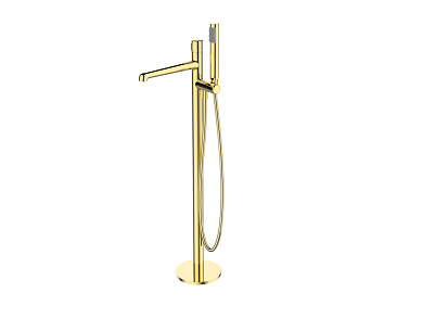 Напольный смеситель для ванны BELBAGNO UNO-FMT-ORO