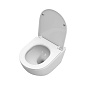 Унитаз подвесной безободковый с сиденьем и смывом ТОРНАДО BelBagno ФОРМАТ (UNO-TOR) BB5177CH-TOR/SC